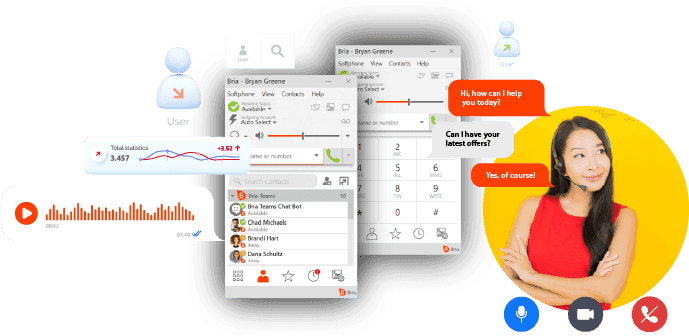 CallnClear Bria softphone